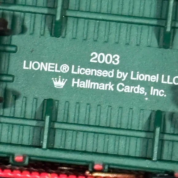 Hallmark Keepsake Club Exclusive - Lionel Holiday Special Train Set (2003) As Is